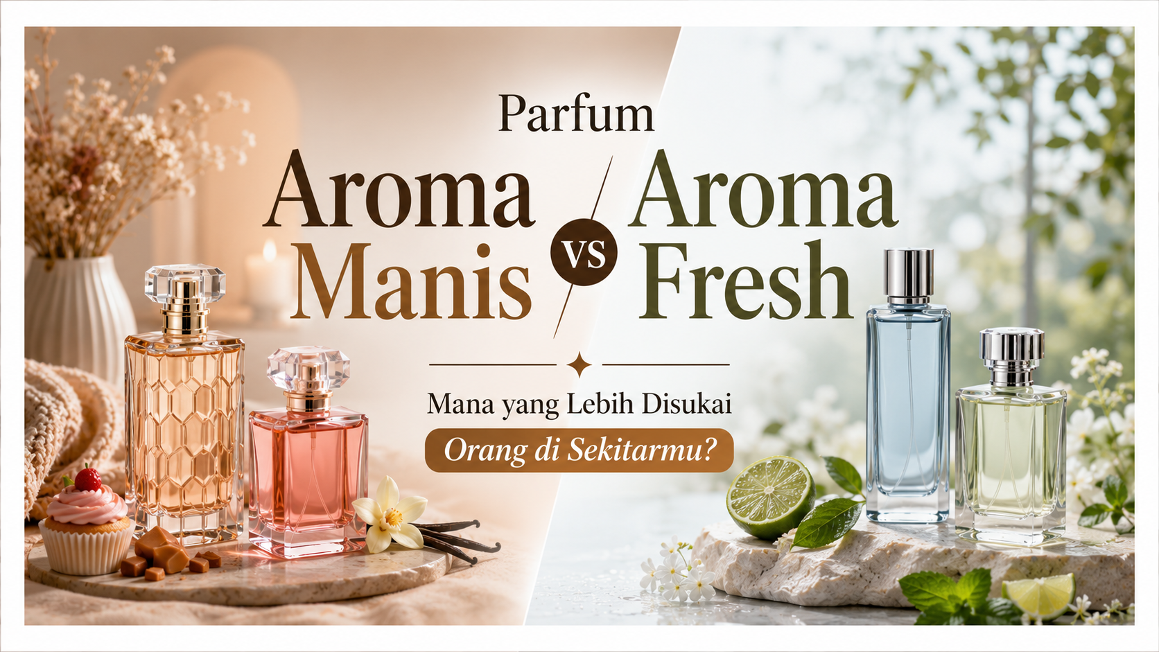 Parfum Aroma Manis vs Aroma Fresh: Mana yang Lebih Disukai Orang di Sekitarmu?