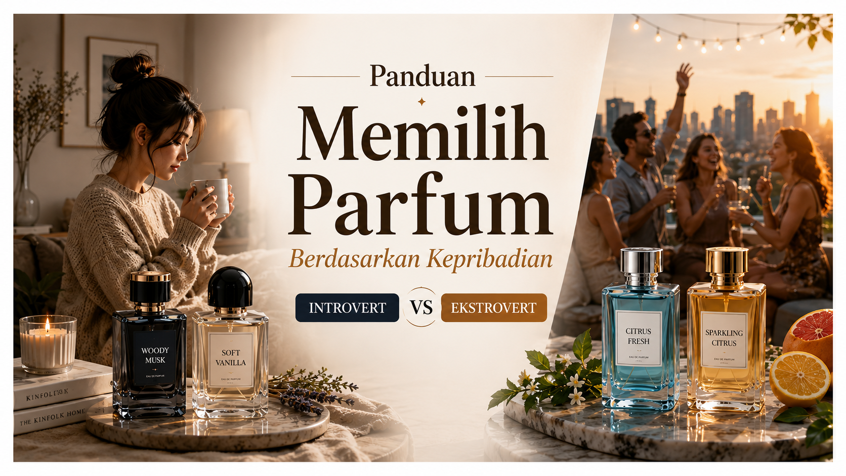 Panduan Memilih Parfum Berdasarkan Kepribadian: Introvert vs Ekstrovert