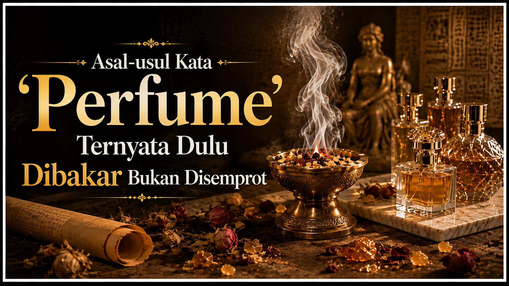 Asal-usul Kata 'Perfume', Ternyata Dulu Dibakar Bukan Disemprot | Toko Parfume