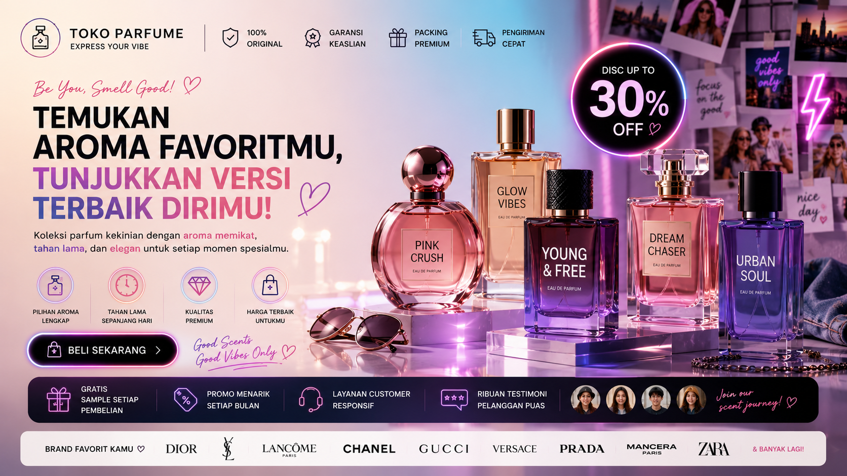 Toko Parfume - Parfum Original Kualitas Premium Terpercaya